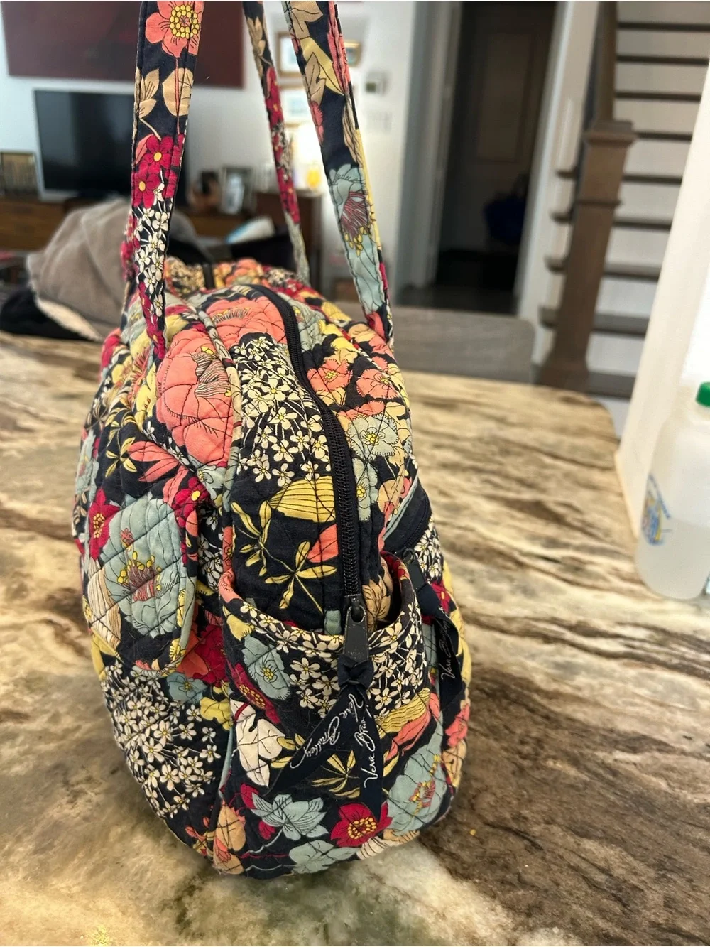 Vera Bradley retired happy snails Baby Bag has wear changing pad needs wash
